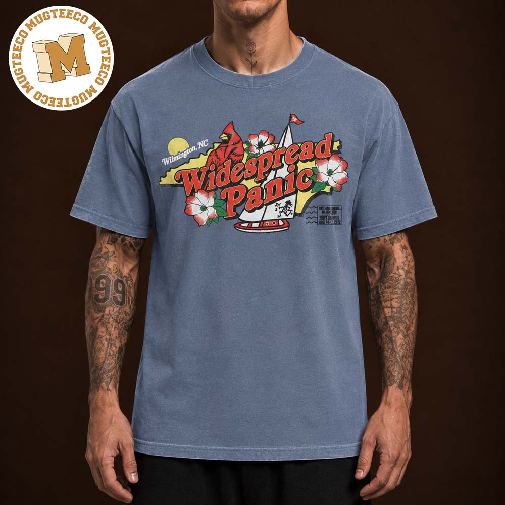 Widespread Panic Wilmington NC Merch Tee Live Oak Bank Pavilion at Riverfront Park On September 18 And 19 2026 T-Shirt