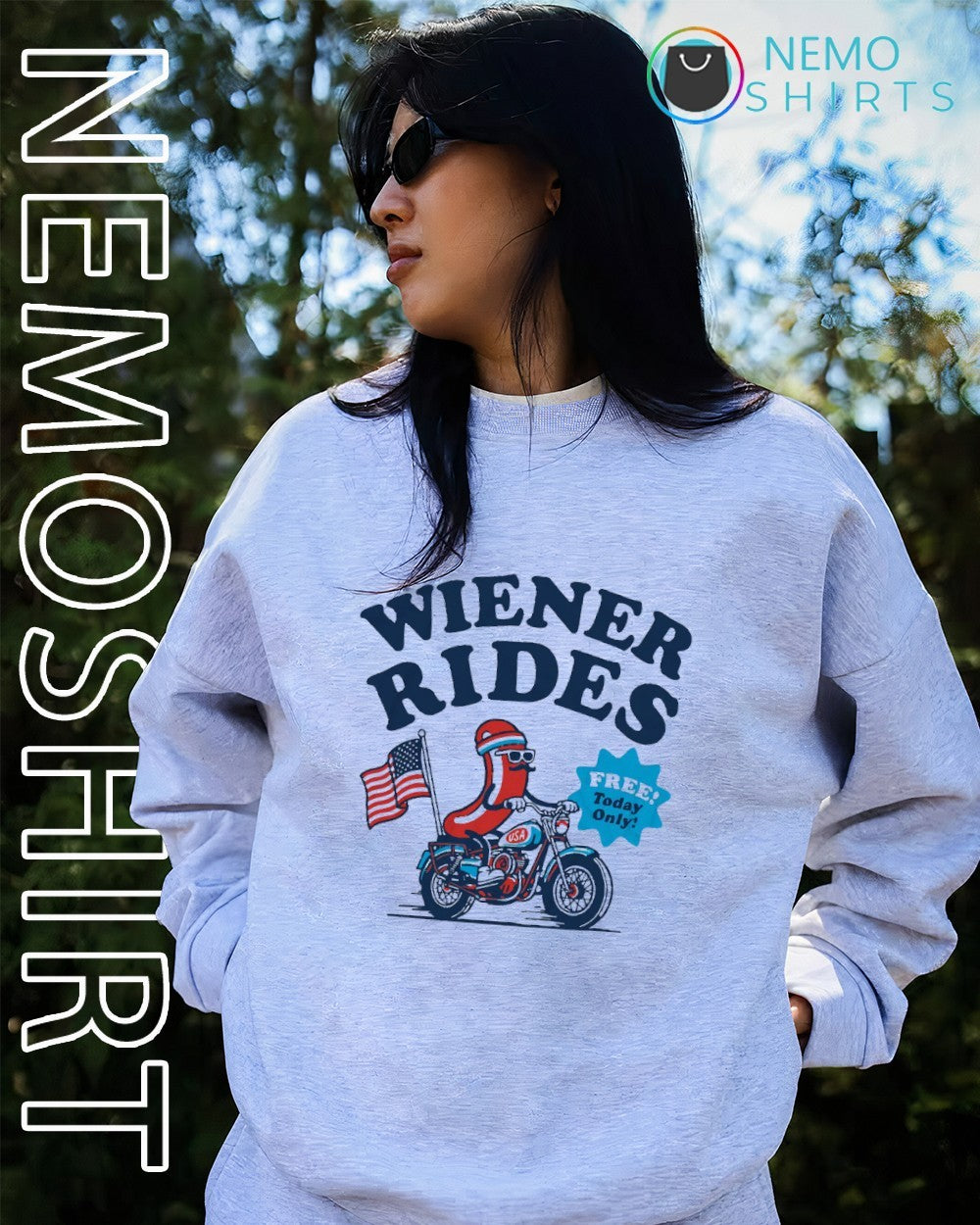 Wiener Rides 4th of July shirt