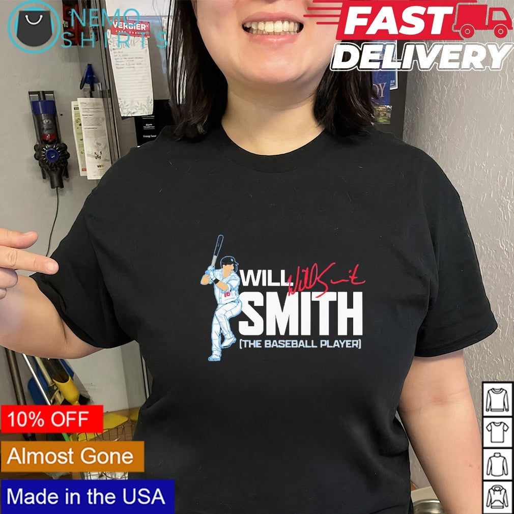 Will Smith Los Angeles Dodgers the baseball player signature shirt