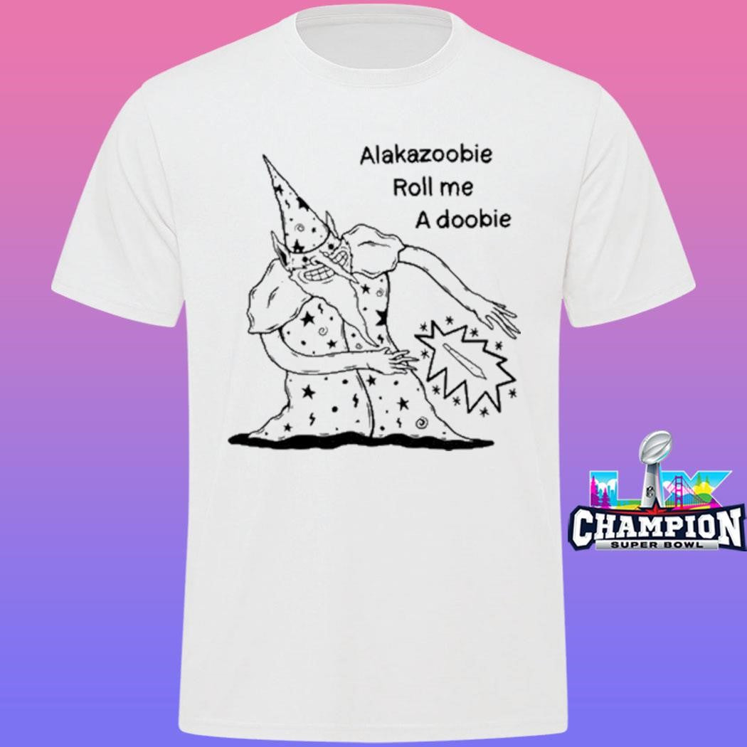 Wizard Alakazoobie Roll Me A Doobie Shirt
