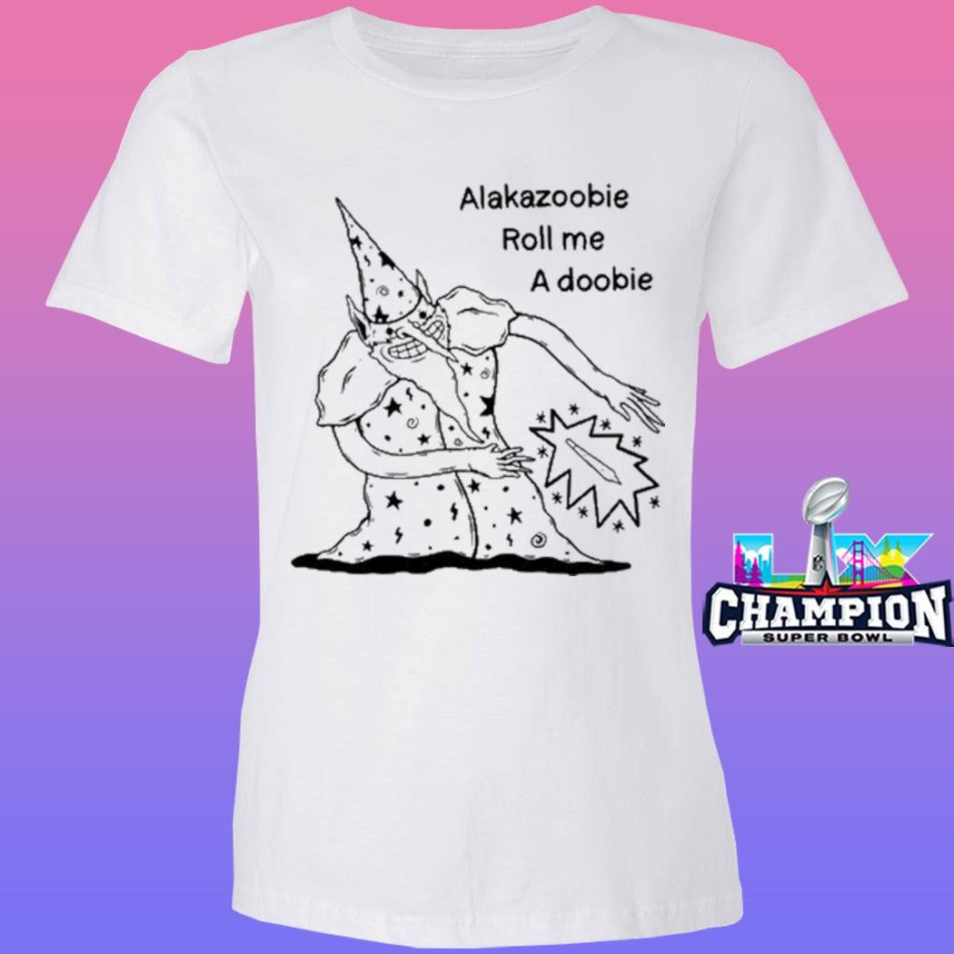 Wizard Alakazoobie Roll Me A Doobie Shirt