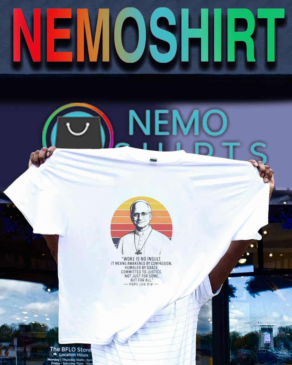 Woke is no insult Pope Leo XIV quotes shirt