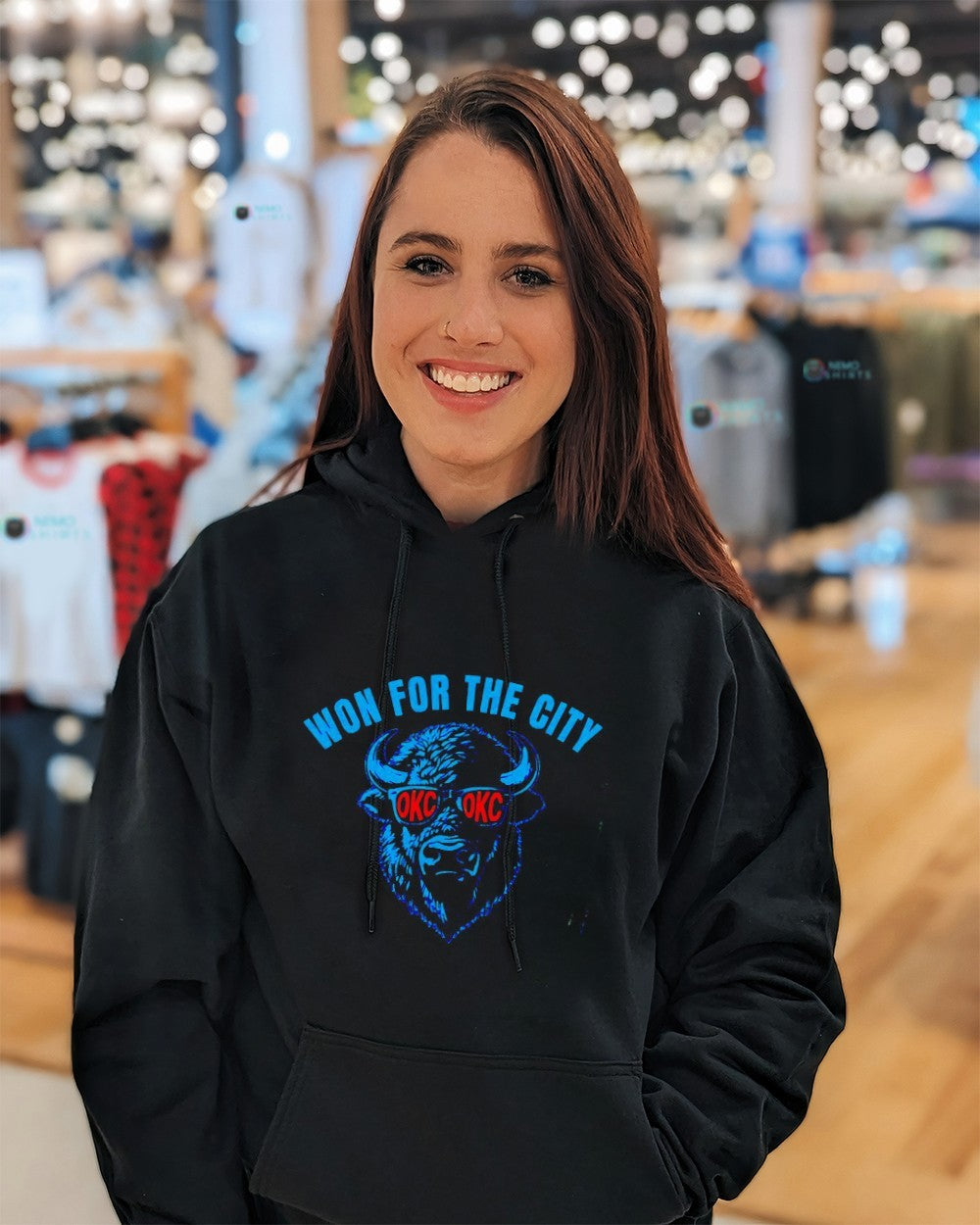 Won for the city Oklahoma City Thunder mascot shirt