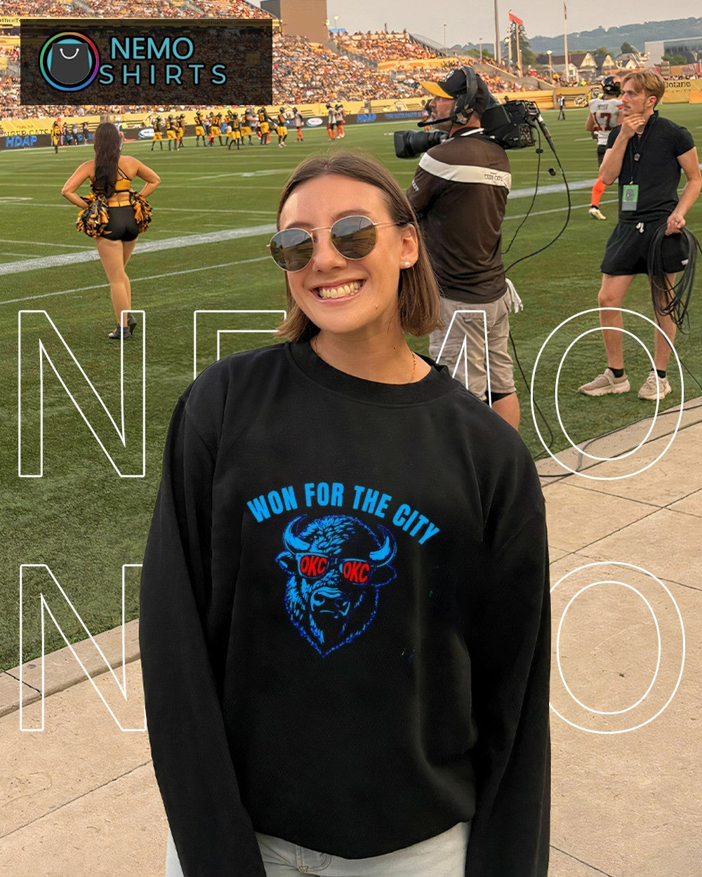Won for the city Oklahoma City Thunder mascot shirt