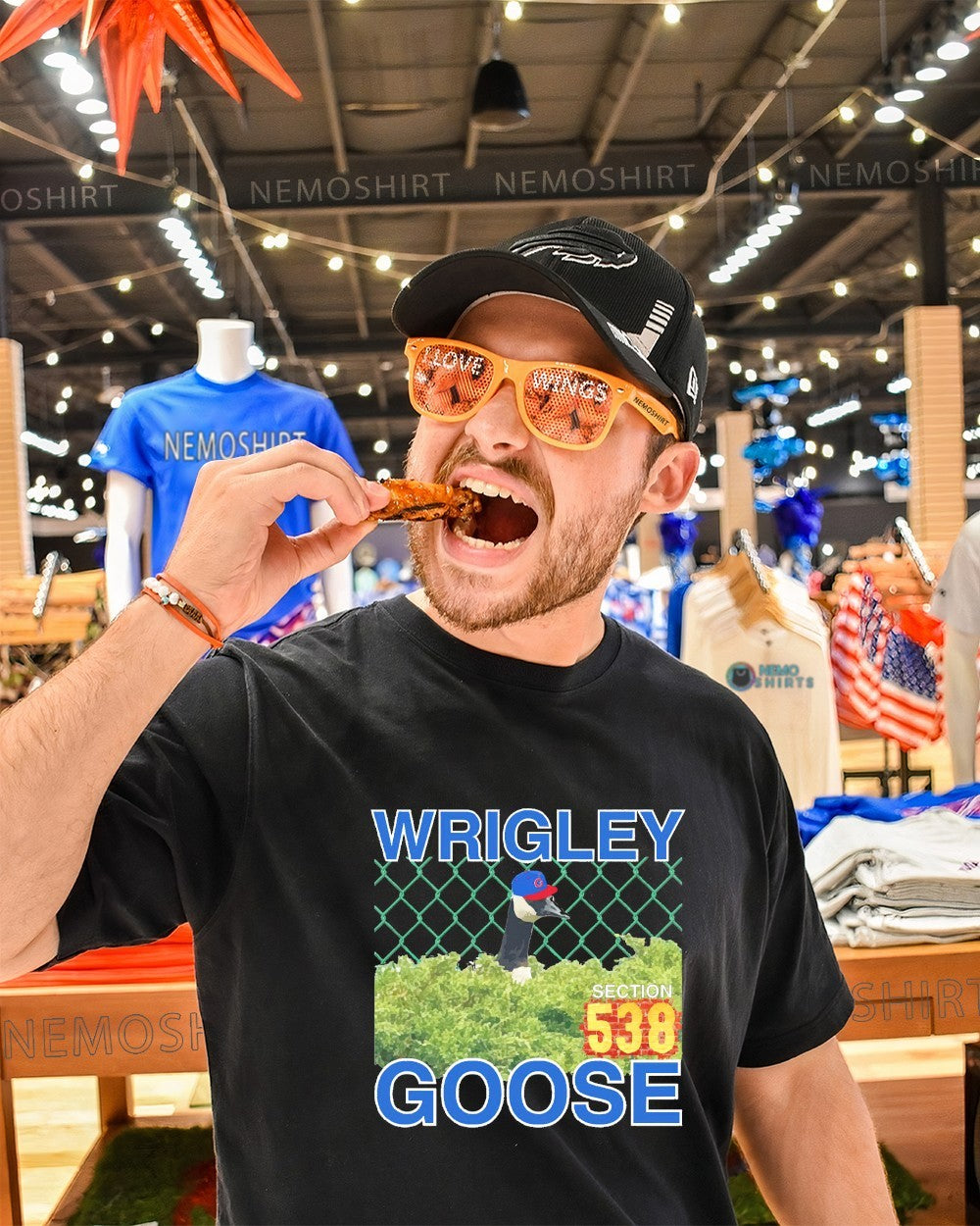 Wrigley goose section 538 Chicago Cubs shirt