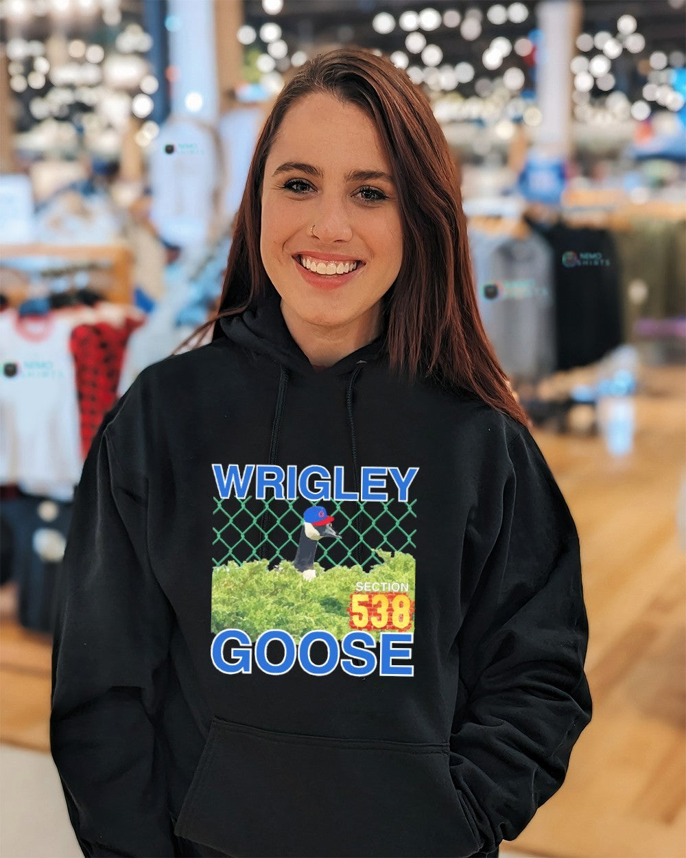 Wrigley goose section 538 Chicago Cubs shirt