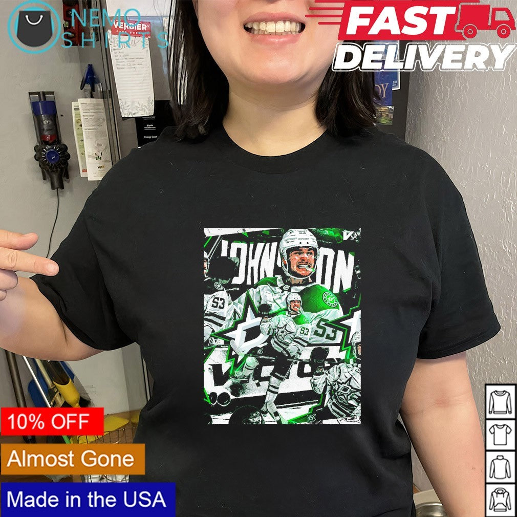 Wyatt Johnston Dallas Stars winner Playoffs graphic shirt