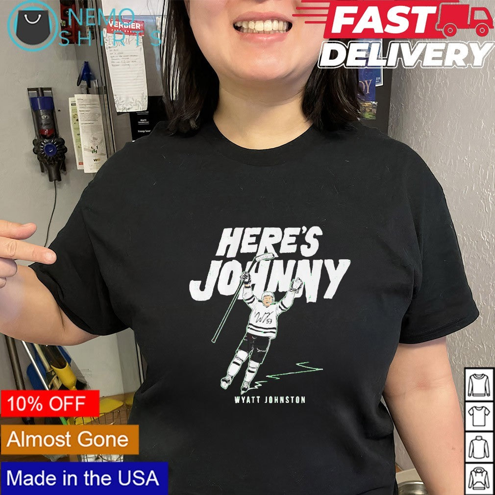 Wyatt Johnston here’s Johnny Dallas Stars shirt