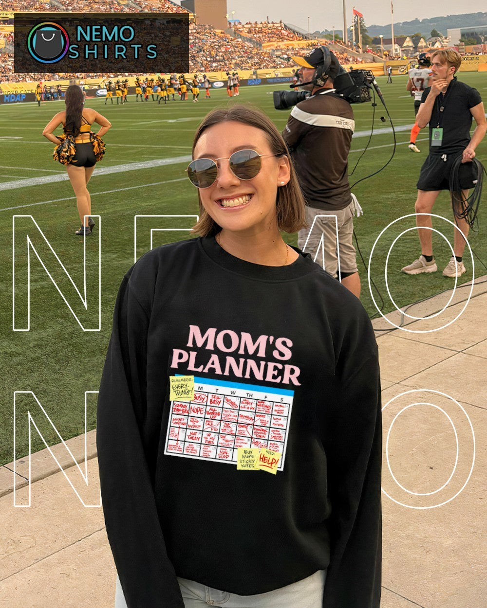 New England mom’s planner remember everything buy more sticky notes shirt