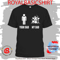 Your Dad My Dad Drummer Drums on Kids’ T-Shirt