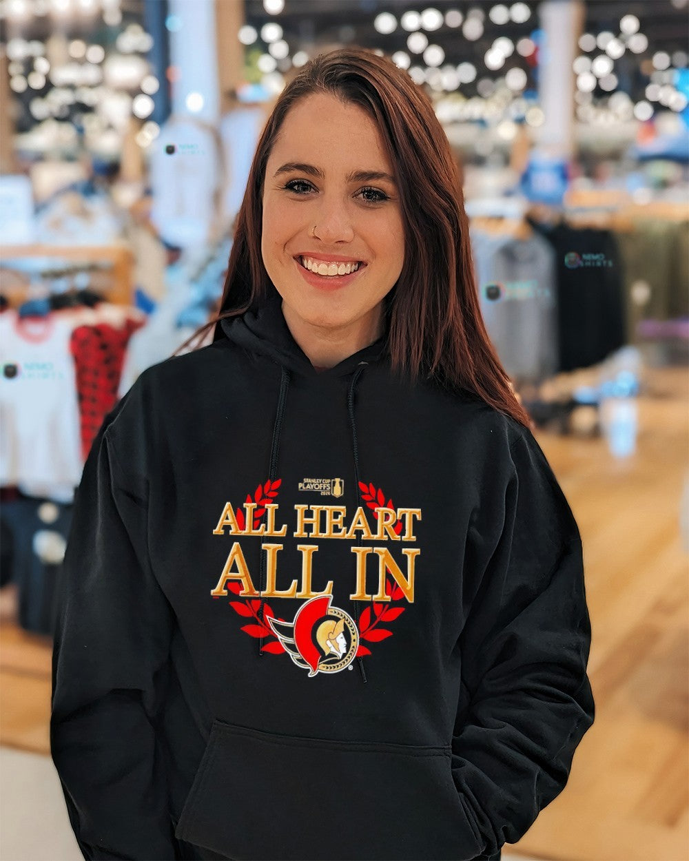 All heart all in Ottawa Senators 2026 Stanley Cup Playoffs shirt