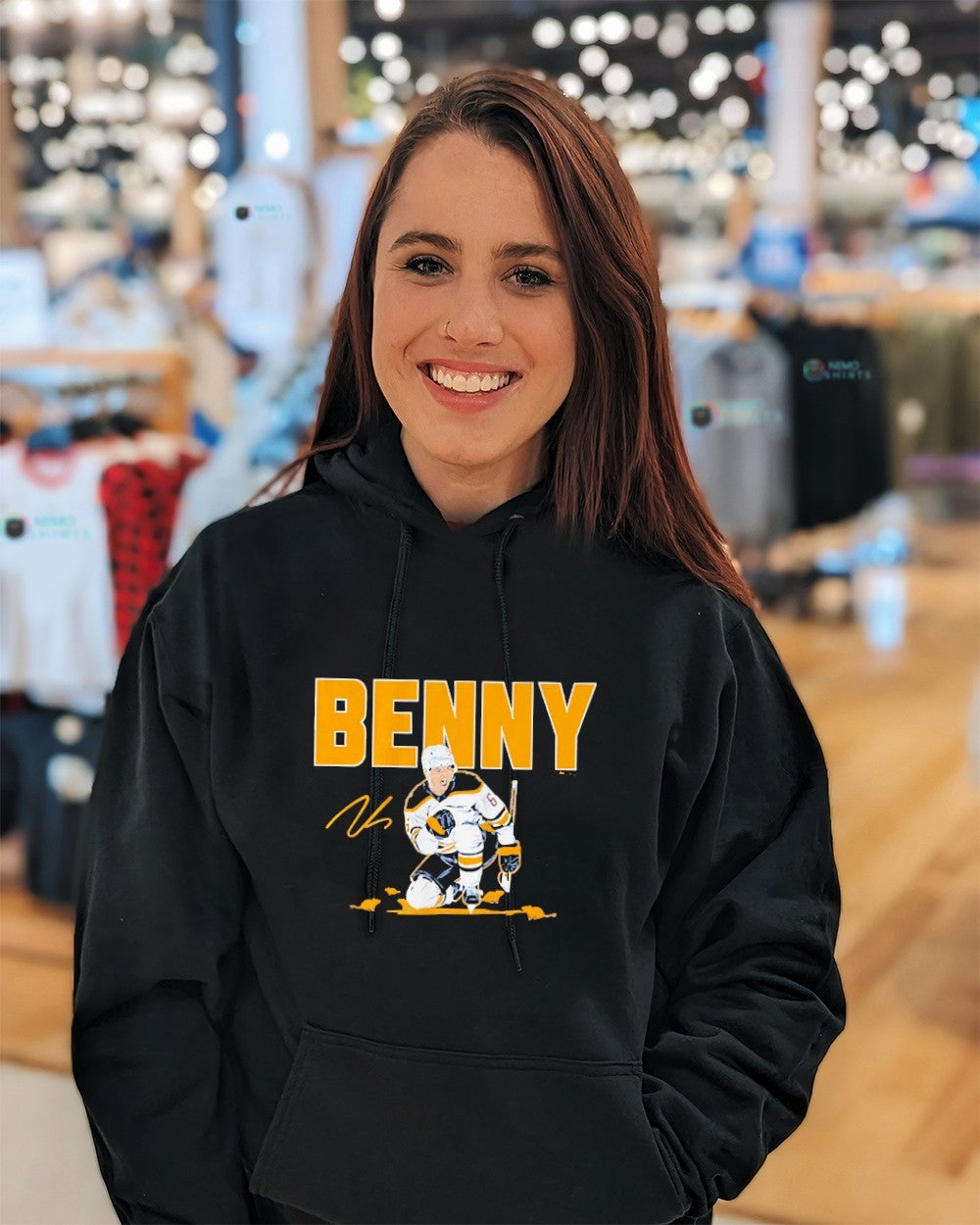 Zach Benson Benny Buffalo Sabres forward signature shirt