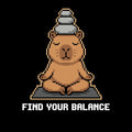 Zen Capybara Meditation Cute Yoga