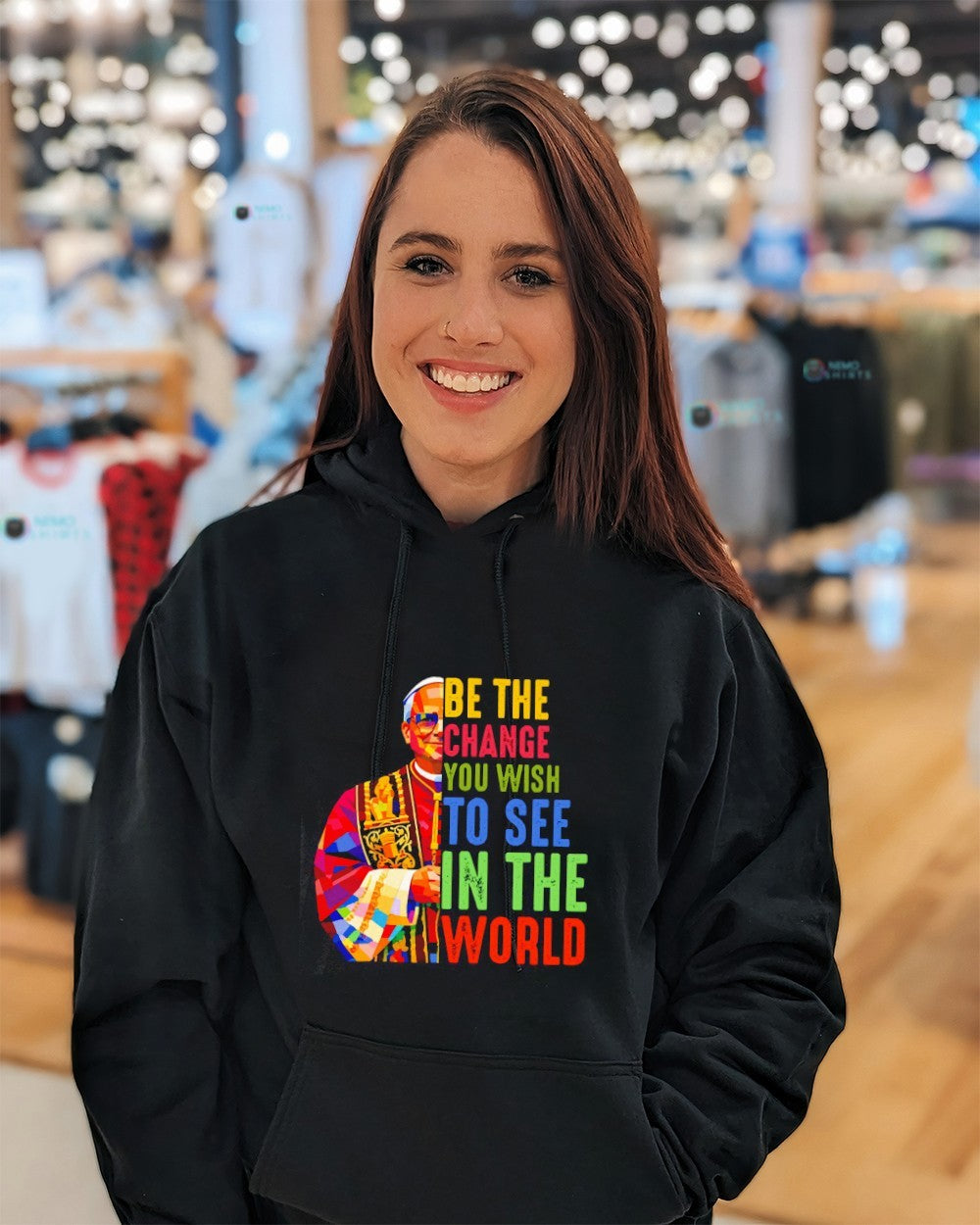 Pope Leo XIV be the change you wish to see in the world shirt