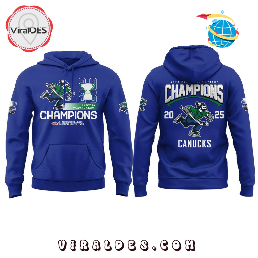 Abbotsford Canucks 2025 Hockey Champions Hoodie, Long Pants