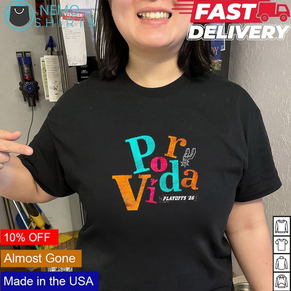 Por Vida Playoffs ’26 San Antonio Spurs round 2 game 5 vs Minnesota shirt