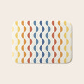 Gwynne Pattern Retro Shapes - Colorful 70's Bath Mat Gallery Image 1