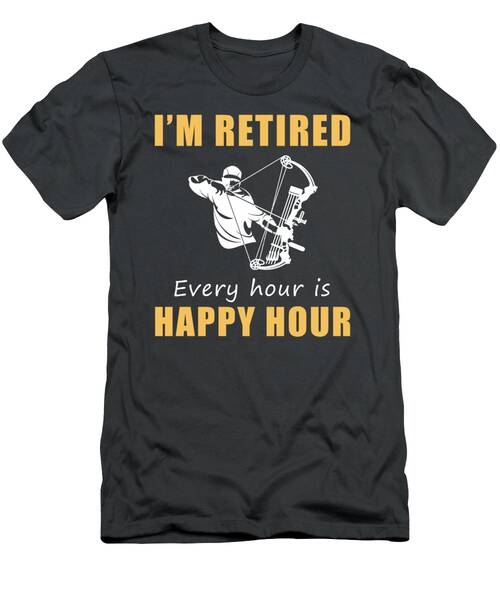 Aim For Retirement Fun With Happy Hour Hunting Tee  Get Yours Now T-Shirt