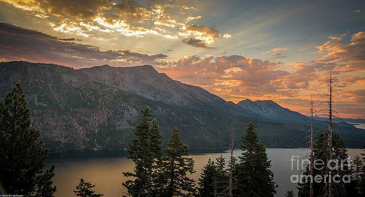Angora Ridge Evening Light Print