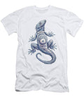 Intricate Blue Lizard T-Shirt