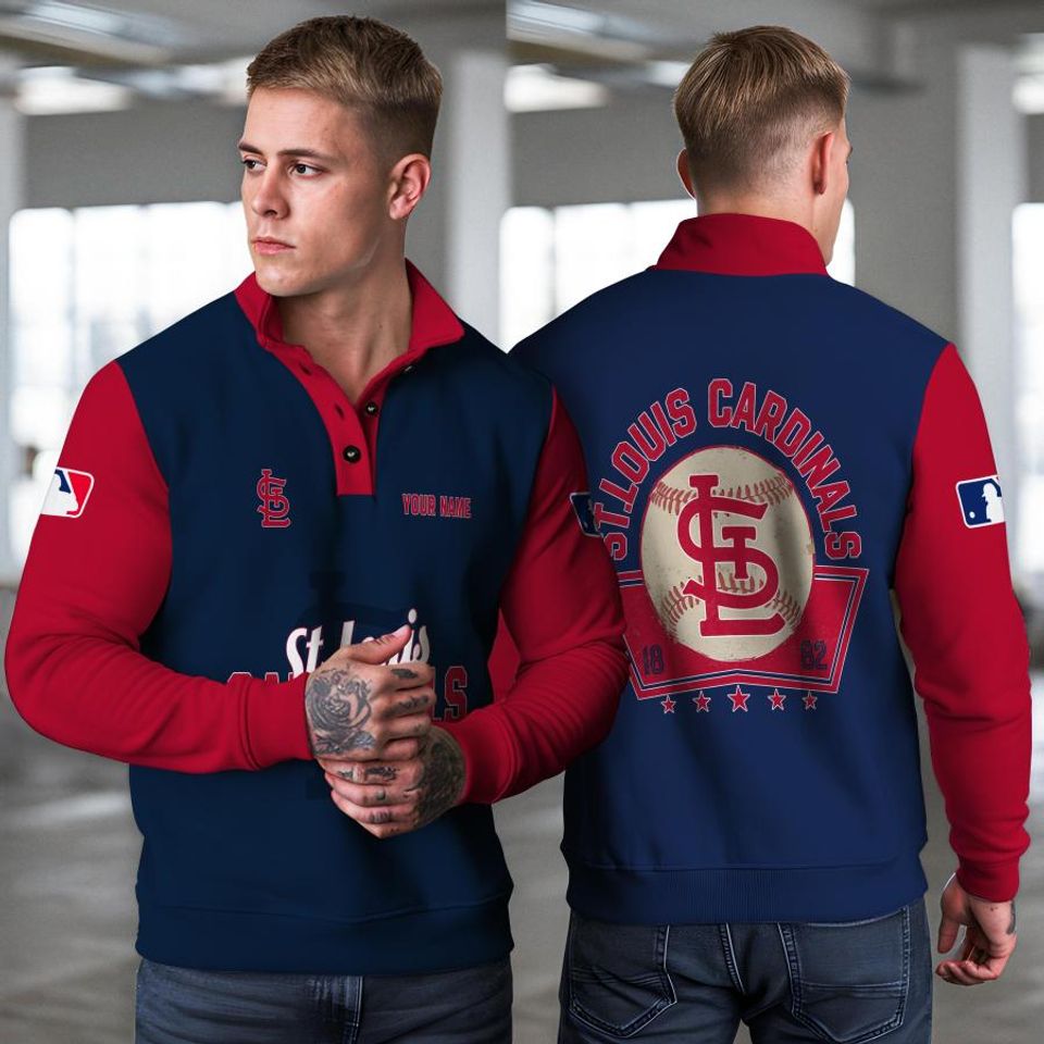 St. Louis Cardinals New Collection Casual Stand Collar Sweatshirt