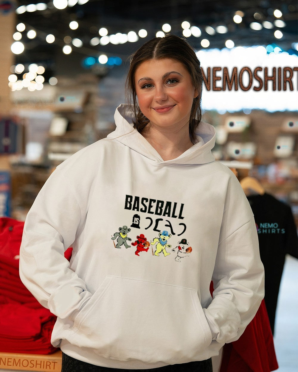 baseball is Grateful Dead shirt