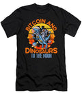 Bitcoin And Dinosaurs To The Moon Crypto T-Shirt