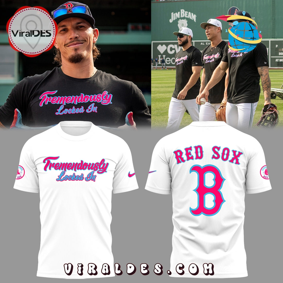 Boston Red Sox Tremendously Locked In White Hoodie