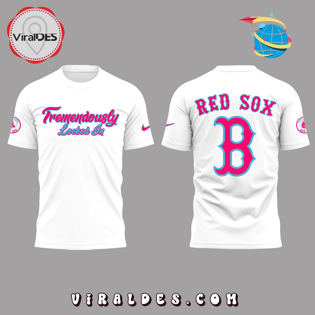Boston Red Sox Tremendously Locked In White Hoodie