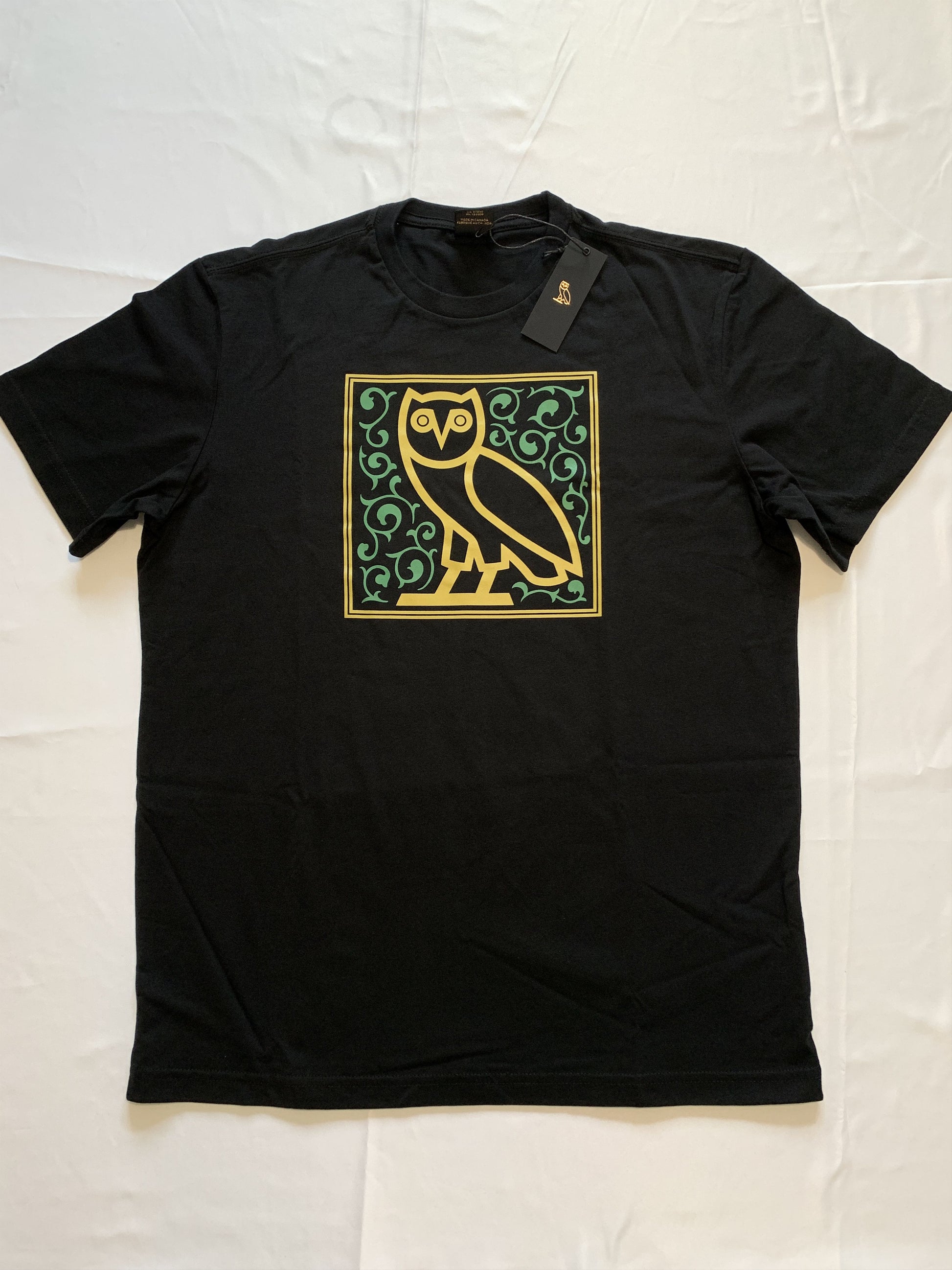 October Very Own Rare Ovo Family Arabic Calligraphy Owl Black (1)