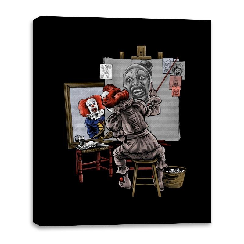 Triple Clown Portrait