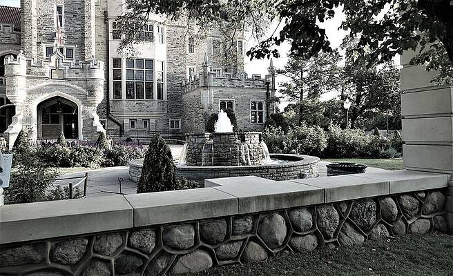 Casa Loma - View From The Street, Colourless Print