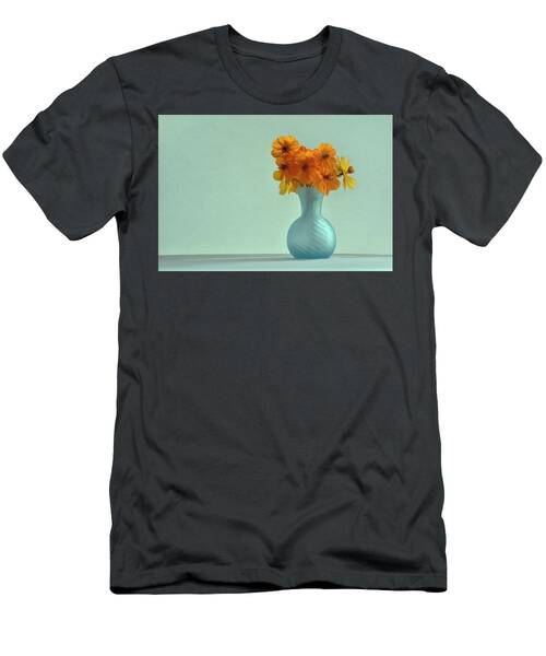 Cosmos On Blue T-Shirt