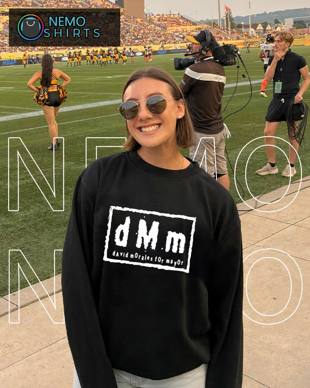 dMm david morales for Mayor shirt