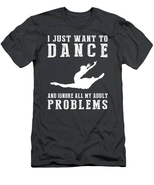 Dance Your Cares Away Tee  Embrace Playful Escapism T-Shirt