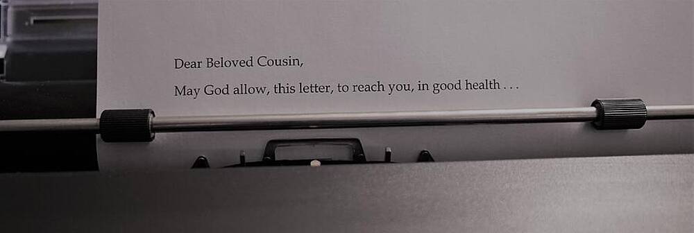 Dear Beloved Cousin Print