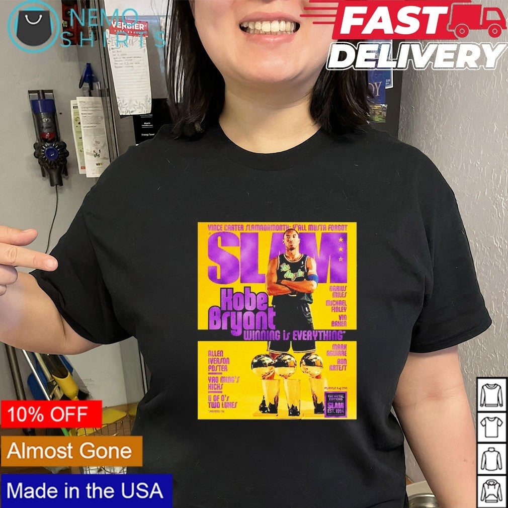 Slam Kobe Bryant Los Angeles Lakers winning is everything shirt