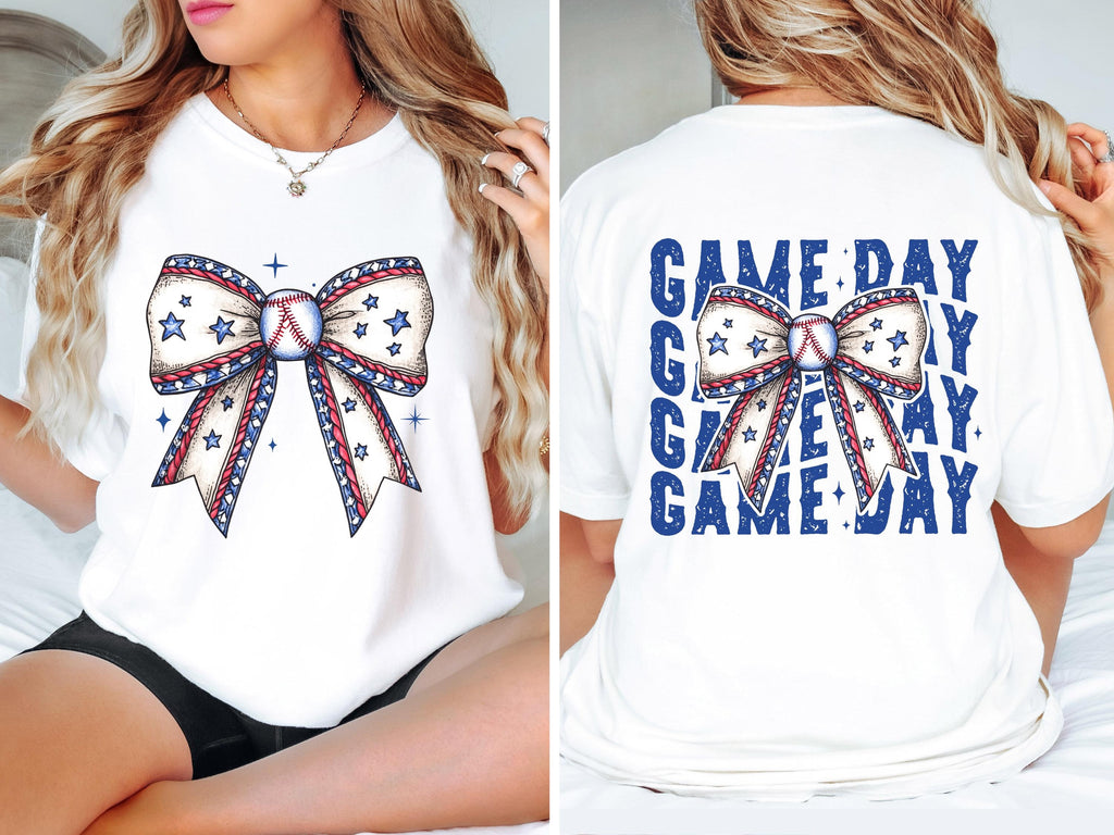Baseball Bow Baseball Game Day Baseball Season Baseball Mom Baseball Wife Game Day Gif (1)