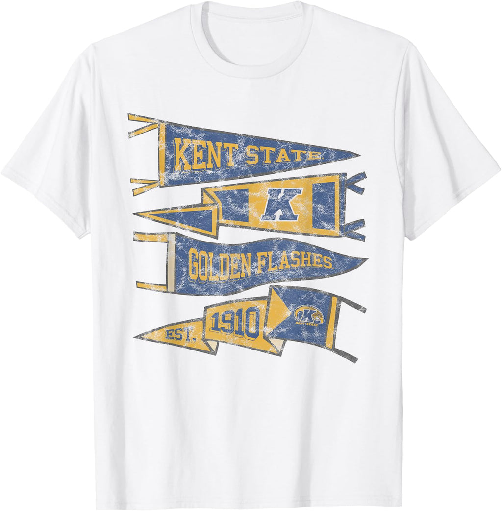 Kent State University Golden Flashes Distressed Pennants (1)