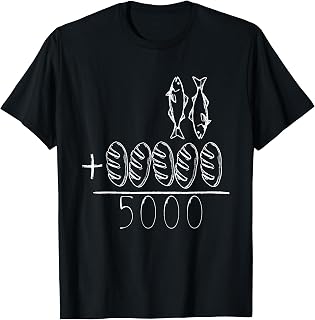 Fishes Breads Jesus Feeds 5000 Christian Bible Verse Unisex T-shirt, Sweatshirt, Hoodie (1)