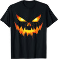 Scary Pumpkin Jack Lantern Face Halloween Unisex T-shirt, Sweatshirt, Hoodie (1)