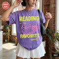 Reading Favorite Spor Bookish Book Lover Reader Tee Bookish Merch Bookworm Book Club Coffee Lover (1)