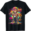 Monkey Baseball Drip Animal Party Sport Unisex T-shirt, Sweatshirt, Hoodie (1)