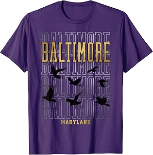Baltimore Maryland Varsity Black Ravens Unisex T-shirt, Sweatshirt, Hoodie (1)
