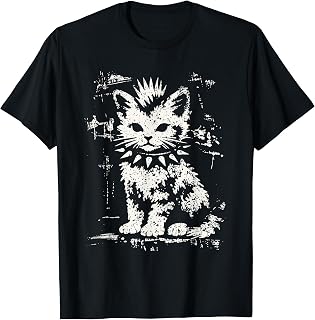 Punk Cat Grunge Rebel Cat Alternative Unisex T-shirt, Sweatshirt, Hoodie (1)