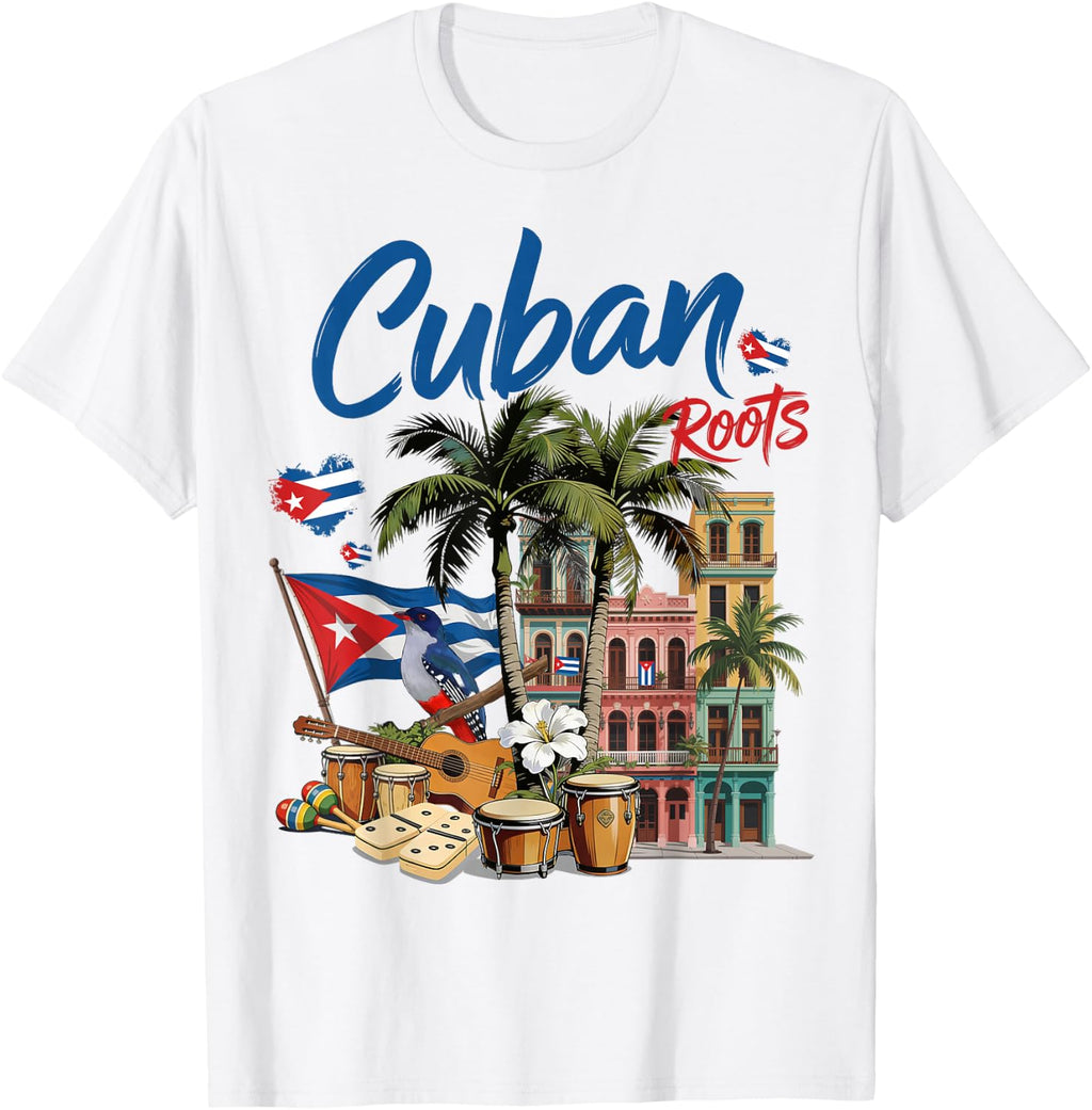 Cuban Flag Cuba Heritage Latino Unisex T-shirt, Sweatshirt, Hoodie (1)