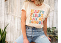 Happy First Day School Teacher Kindergarten Teacher Back School (1)