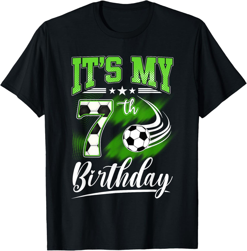 It'S 7th Birthday Football Years Old Unisex T-shirt, Sweatshirt, Hoodie (1)