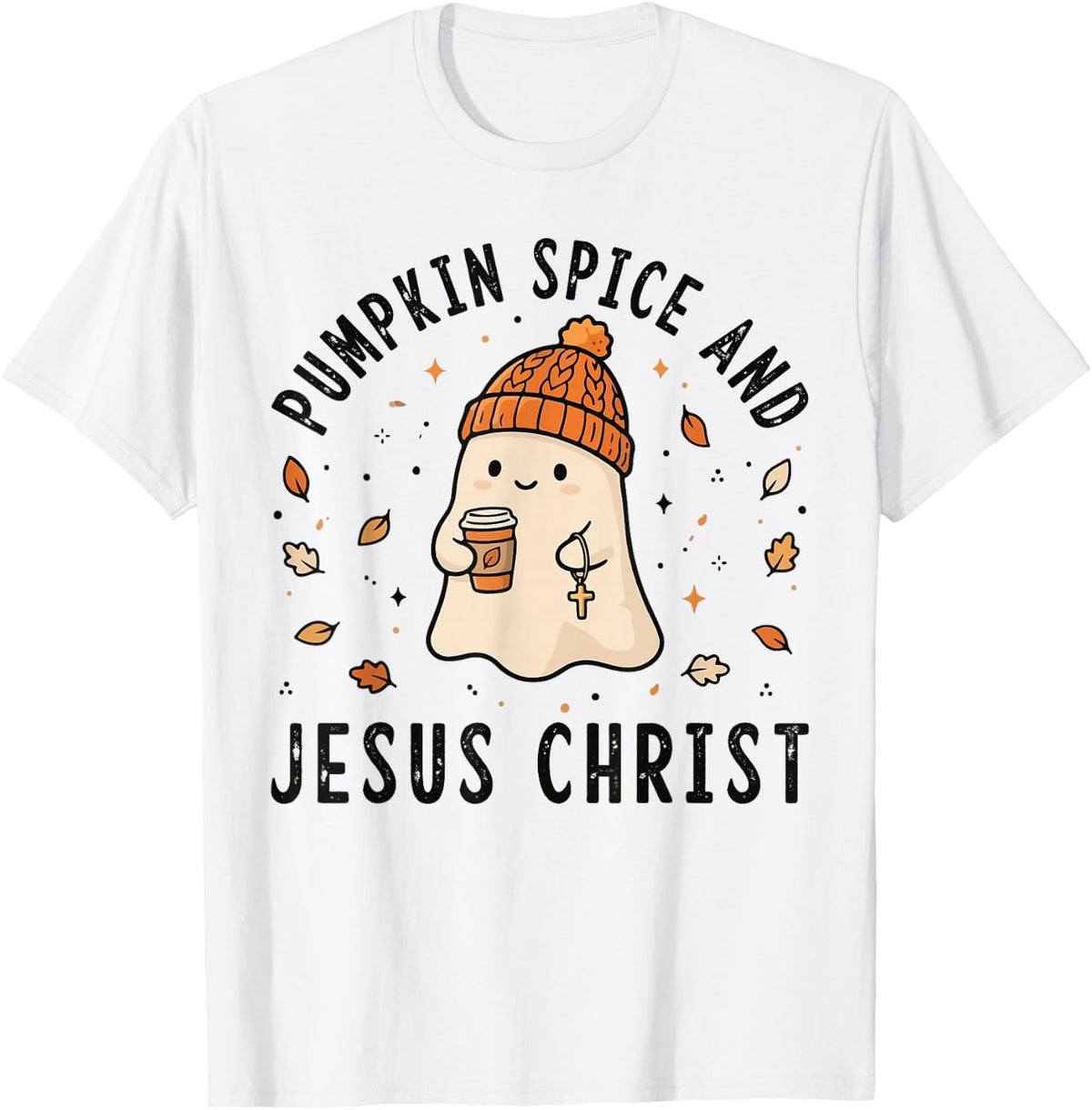 Pumpkin Spice Jesus Christ Fall Christian Unisex T-shirt, Sweatshirt, Hoodie (1)