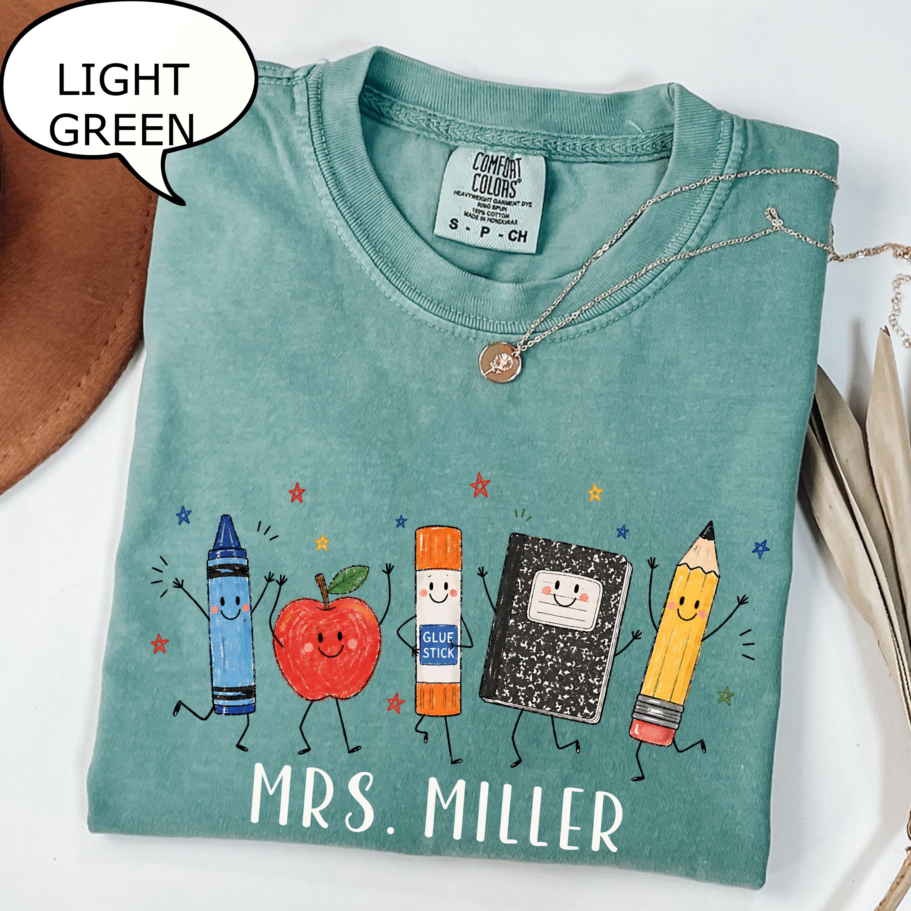 Comfort Colors Custom Teacher Name Back School Personalized Teacher (2)